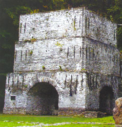 jmassai faszenes nagyolvaszt (őskoh), plt 1813-ban