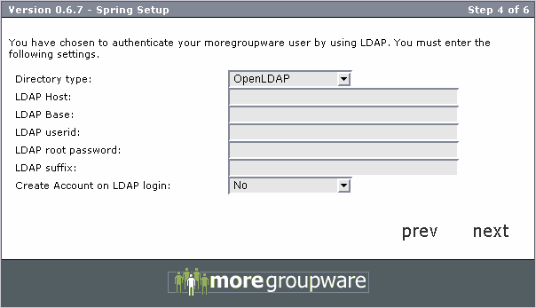 Authentifizierung ber LDAP